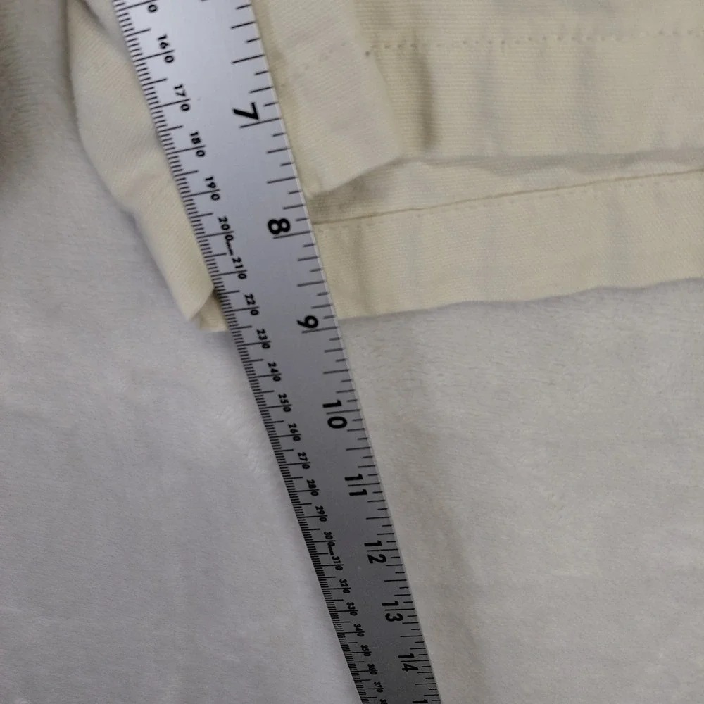 Columbia PFG Mens Beige Cotton Canvas Cargo‎ Fishing Shorts 5X 7L Big and Tall